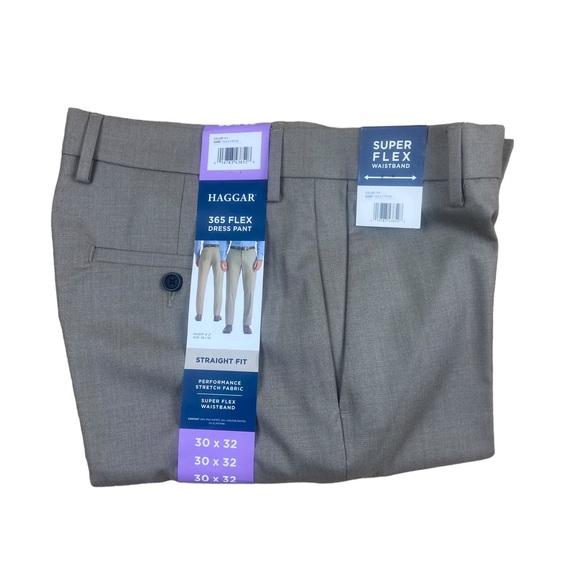 haggar 365 flex dress pant straight fit Haggar | Pants | Haggar Mens Comfort 365 Flex Stretch Straight Fit Dress  Pants Tan 3wx32l